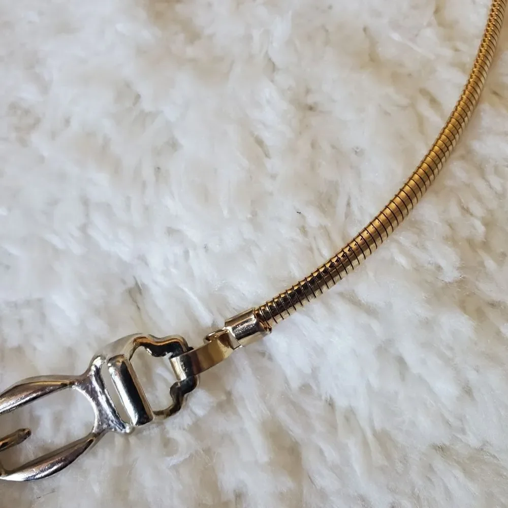 Women's Unbranded Belt Small Gold Tone Vintage‎